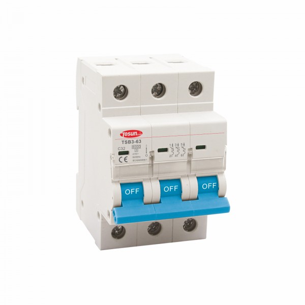 Disjoncteur Miniature TSB3-63 4P C32 TOSUN